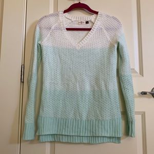 Turquoise Ombré Sweater